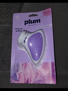Plum Beauty Purple Sonic Facial Cleanser - Cleanse & Glow BNIB